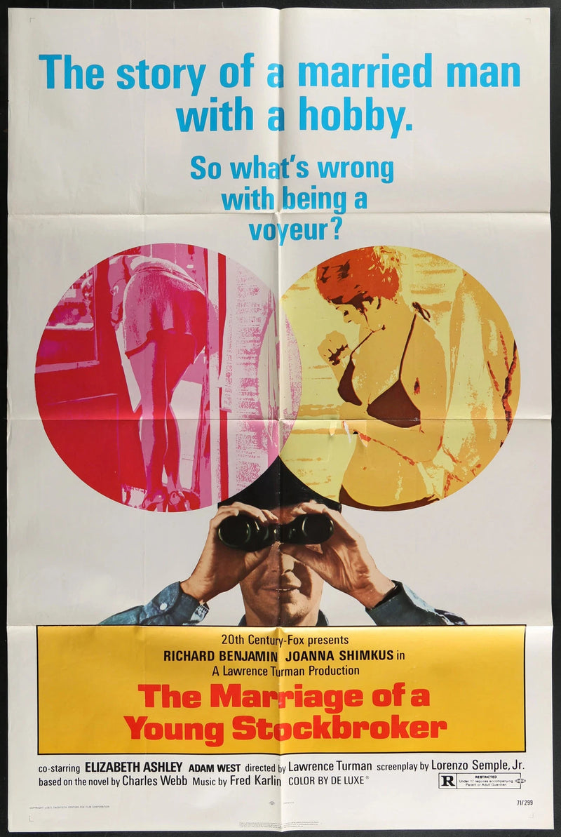The Marriage of a Young Stockbroker (1971) Original One Sheet Poster 27x41