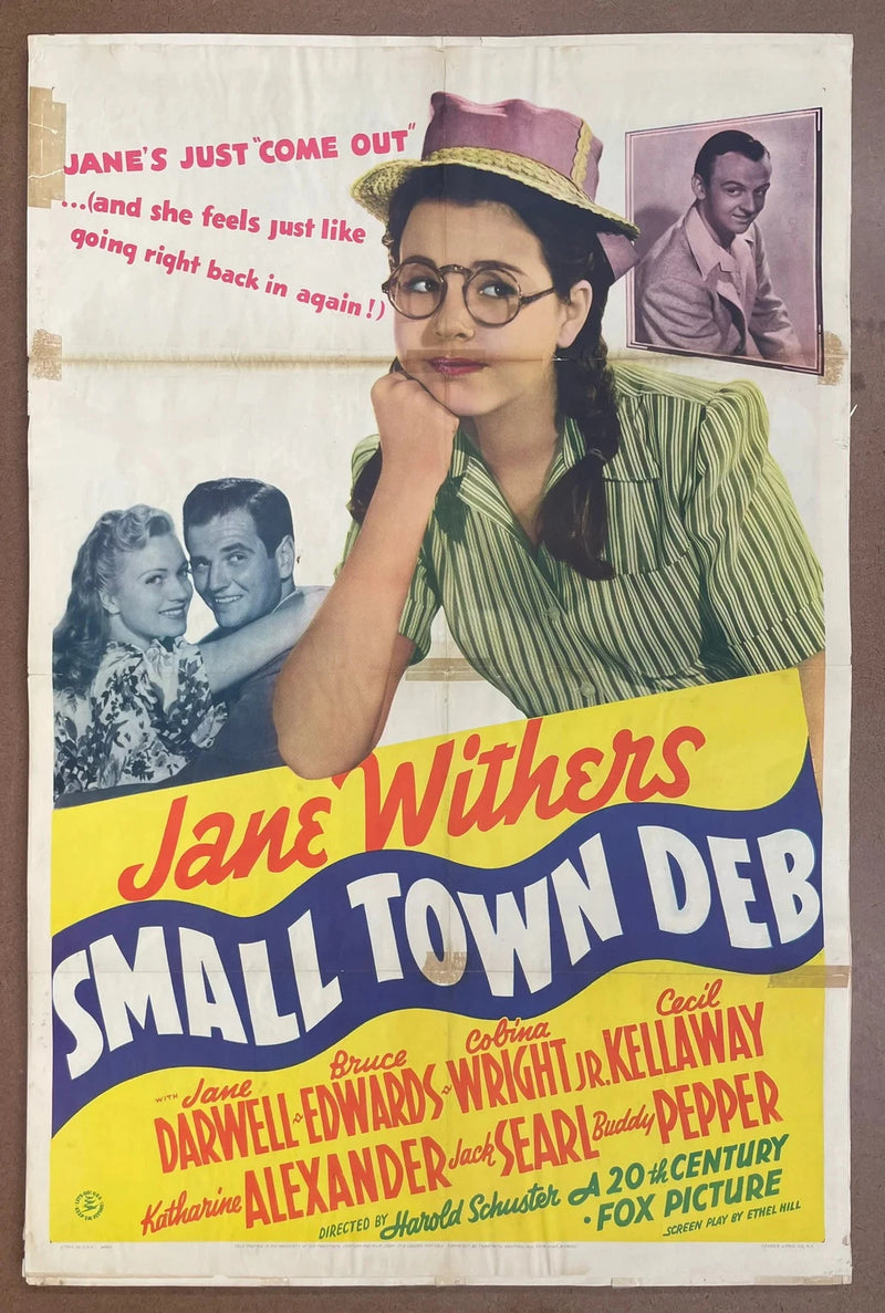 Small Town Deb 1941 Original US One Sheet Movie Poster