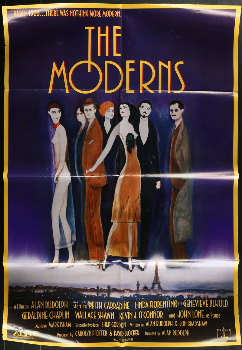 The Moderns 1988 Original Movie Poster 27x40 Keith Carradine Art Drama