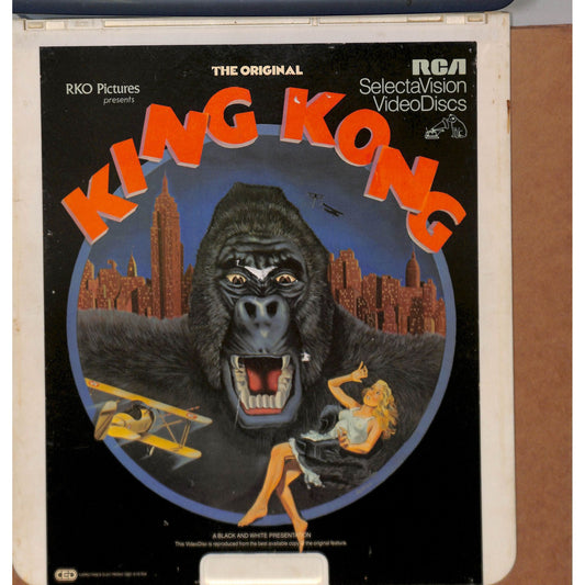 King Kong (1933) CED RCA SelectaVision TESTED WORKING
