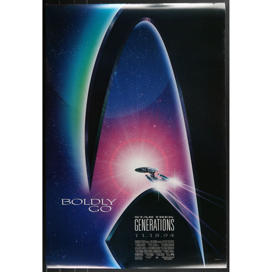 Star Trek: Generations (1994) Original Single-sided Movie Poster Rolled 27x40
