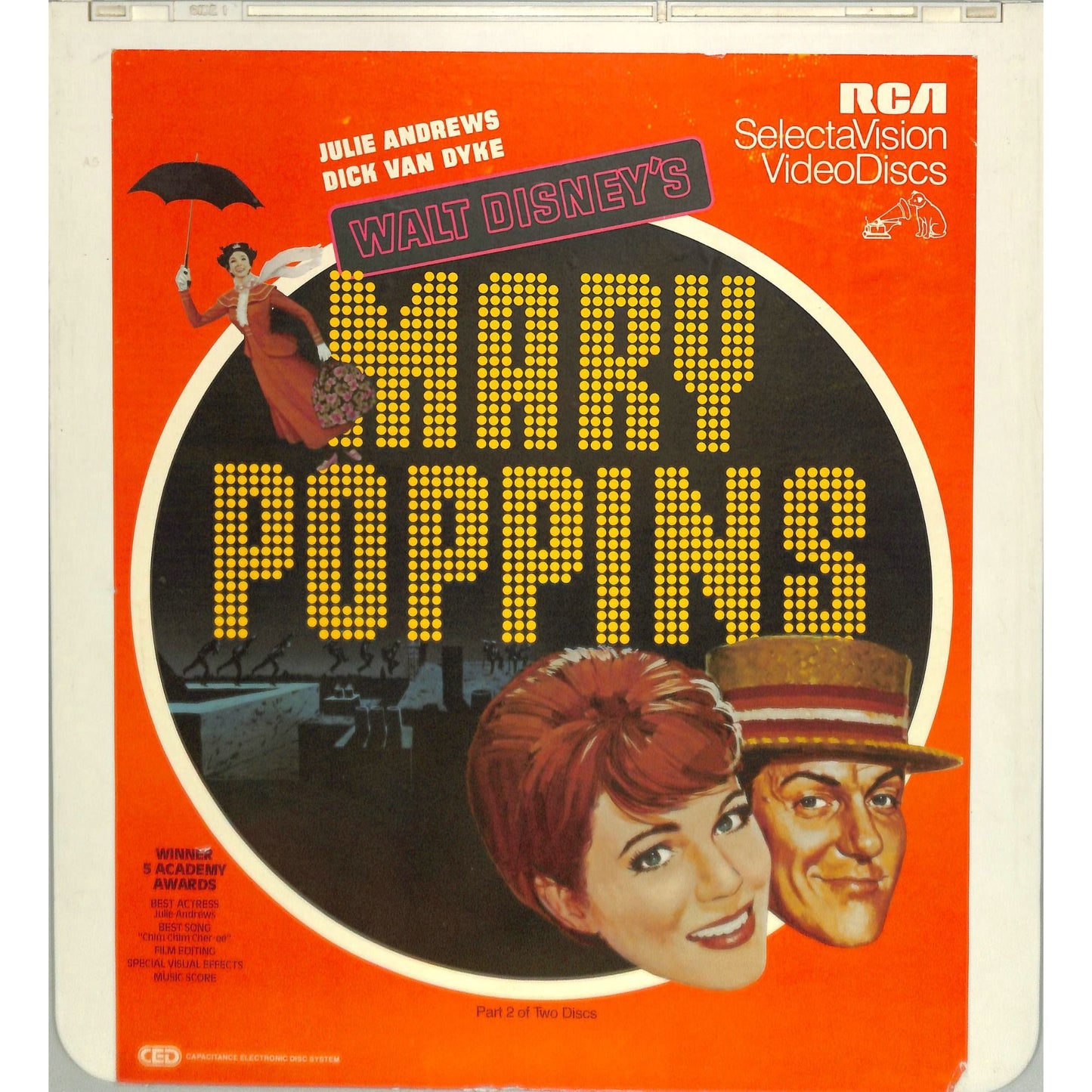 Mary Poppins (1964) Vintage Double CED Videodisc