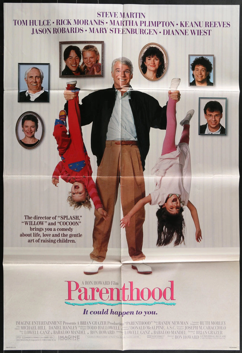Parenthood (1989) Original One Sheet Poster 27x40 Steve Martin Ron Howard
