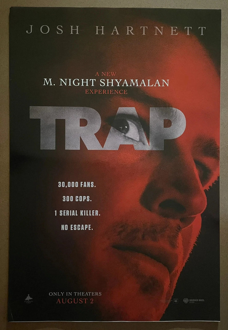 Trap 2024 Josh Hartnett M. Night Shyamalan US One-Sheet 27x40 Poster