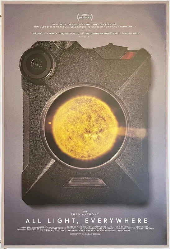 All Light Everywhere 2021 Original Movie Poster 27x40 SS Theo Anthony