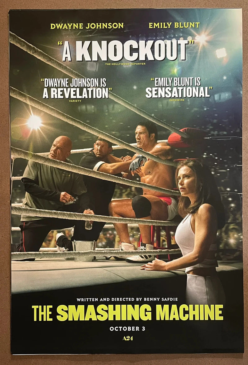 The Smashing Machine 2025 US One-Sheet 27x40 DS Movie Poster