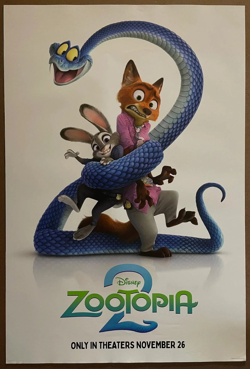 Zootopia 2 2025 USA One-Sheet DS Disney Animated Poster 27x40 Nick Judy