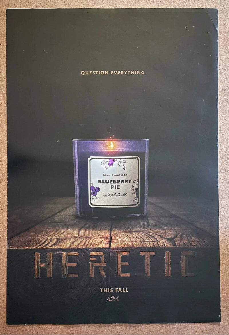 Heretic 2024 US One-Sheet rolled Movie Poster A24 Horror Hugh Grant
