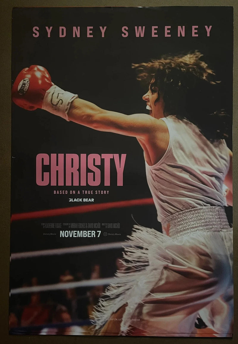 Christy 2025 Sydney Sweeney USA One-Sheet Rolled DS Movie Poster Boxing