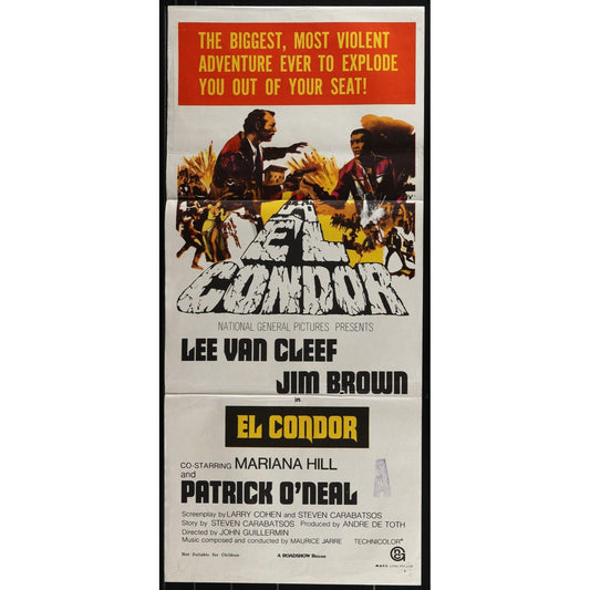 El Condor (1970) Original Australian Day Bill Movie Poster