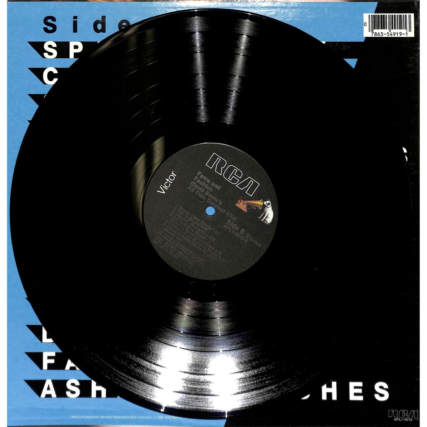 David Bowie - Fame and Fashion Vinyl Record AFL1-4919