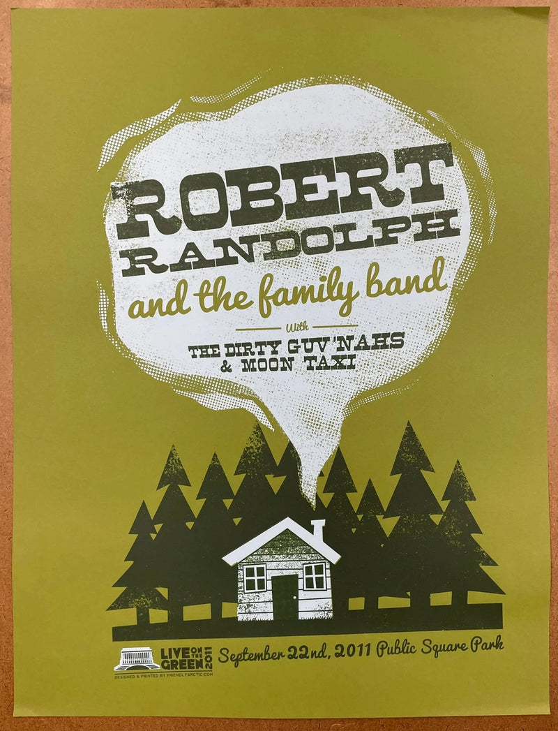 Robert Randolph and the Family Band Live on the Green 2011 Poster
