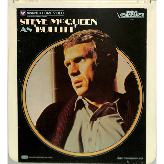 Bullitt (1968) Vintage CED Videodisc