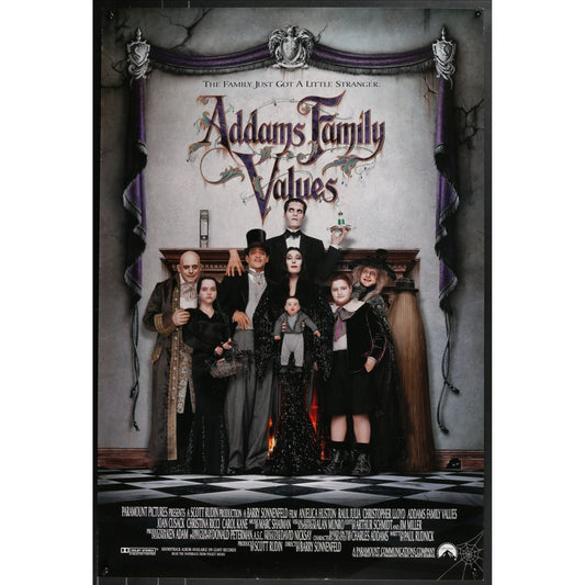 Addams Family Values (1993) Original Single-sided Movie Poster Rolled 27x40