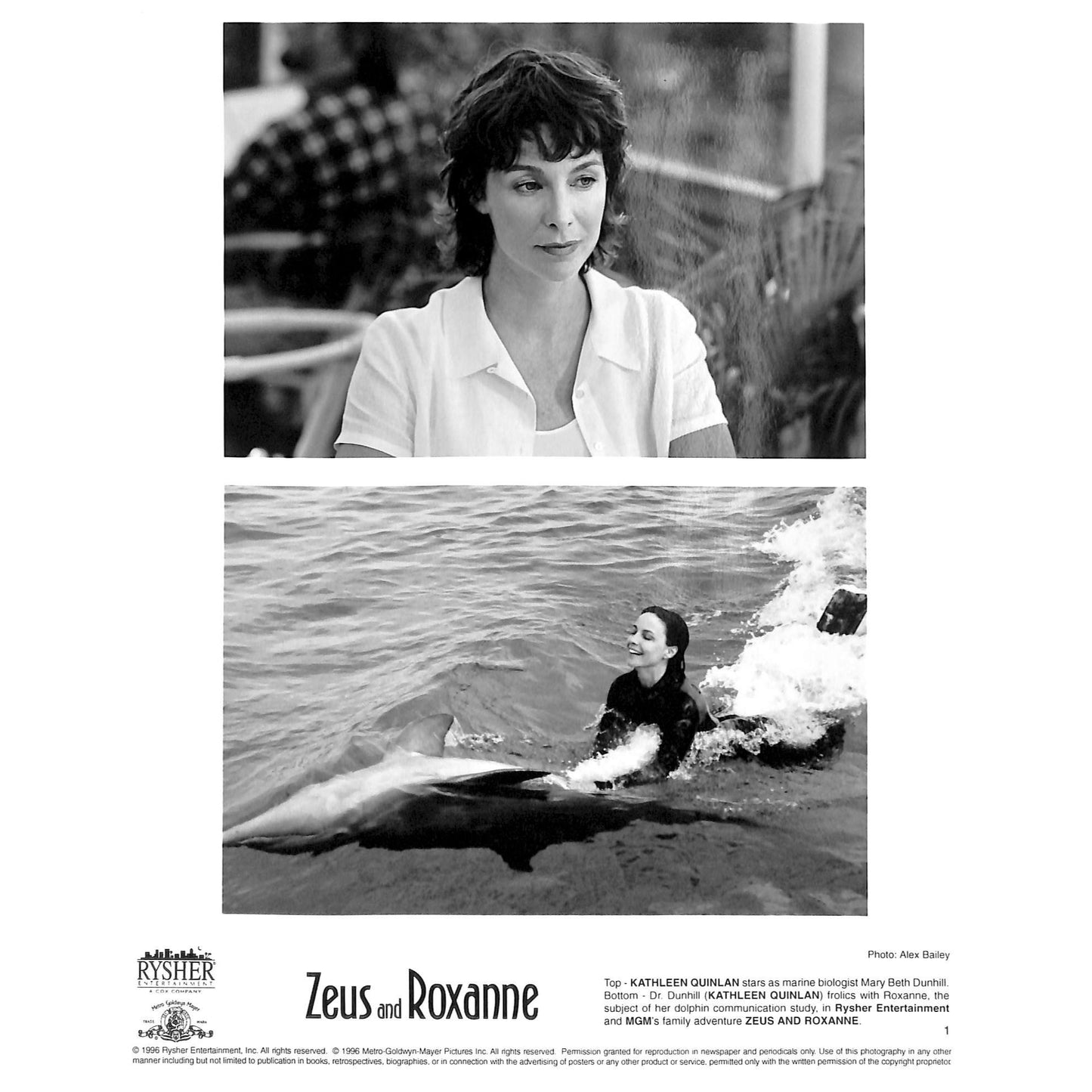 Zeus and Roxanne (1997) Movie Still Full Set 8x10