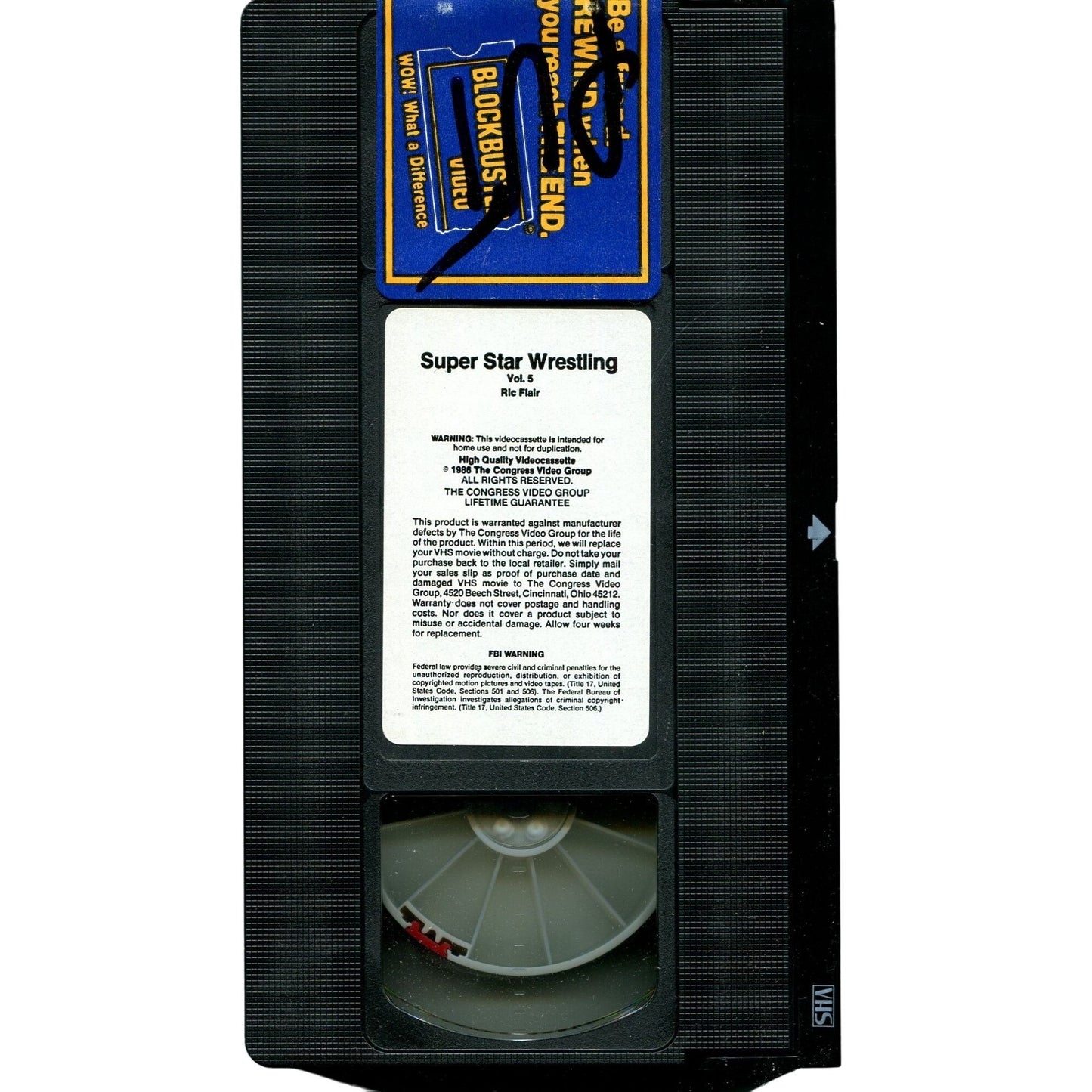 Super Star Wrestling: Ric Flair Vol. 5 (1986) Wrestling VHS Tape