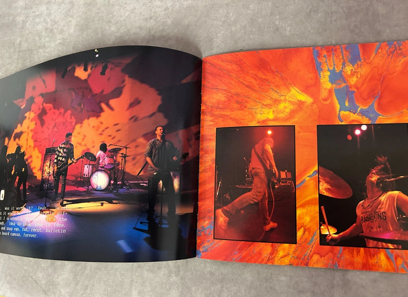Husker Du Signed 1987 Promo Photo Book Bob Mould Grant Hart Greg Norton
