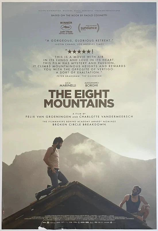 The Eight Mountains 2022 Original Movie Poster 27x40 SS Luca Marinelli