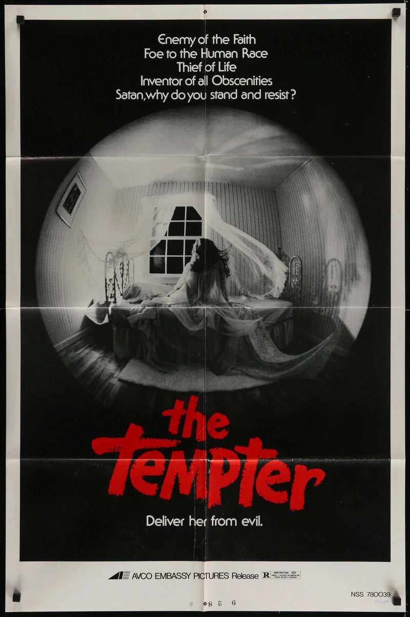 The Tempter 1974 Original Movie Poster 27x41 Horror