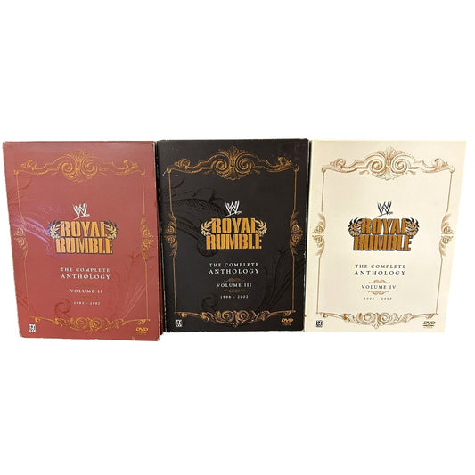 WWF Royal Rumble Anthology Volumes 2-4 DVD 1993-2007