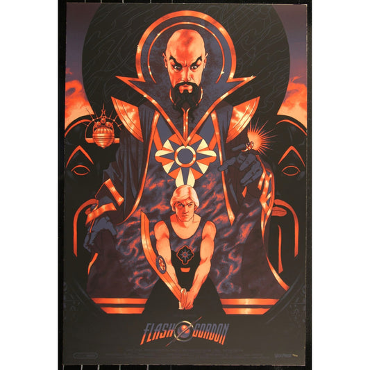 FLASH GORDON 24x36 art print #76/150 by Peter Diamond, 2021 foil variant edition