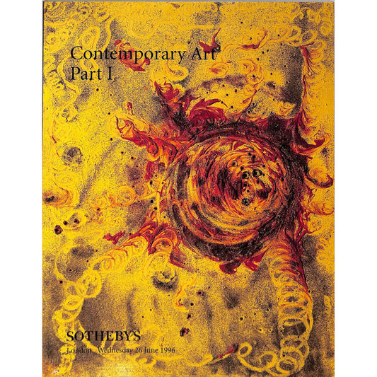 Sotheby’s Contemporary Art Part I Auction Catalog June 1996