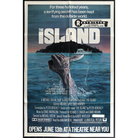 The Island (1980) Original Movie Poster Folded 27x41 EM4-167