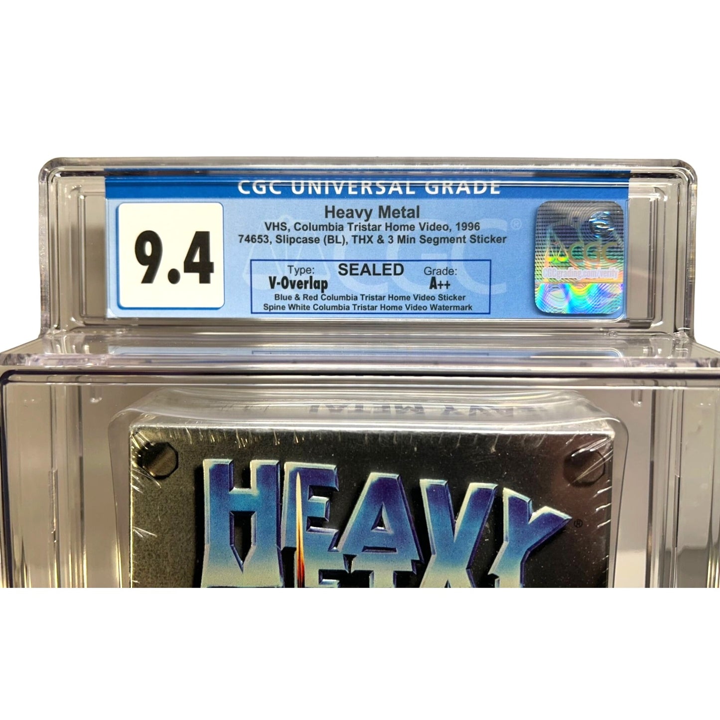 Heavy Metal VHS CGC Graded 9.4 Sealed A++