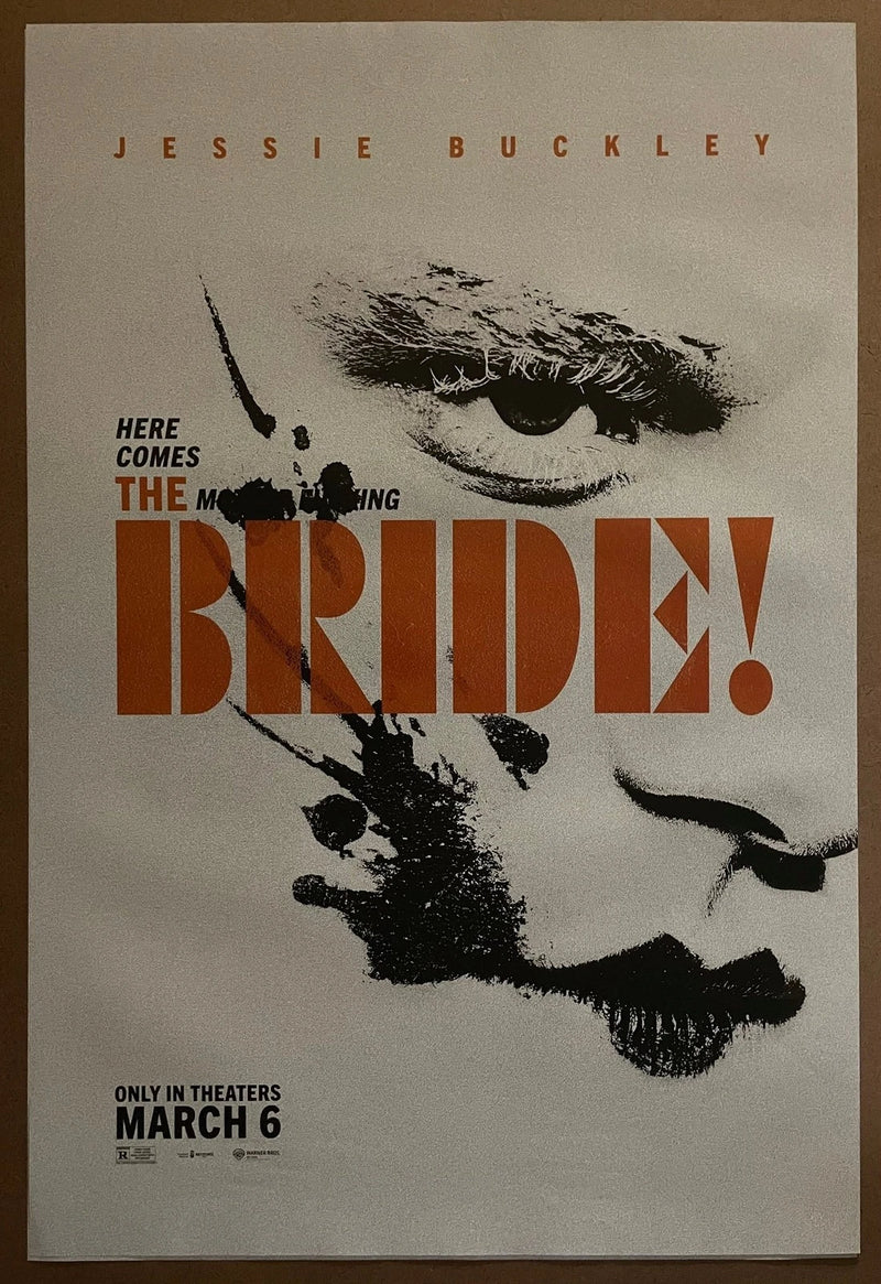 Bride! 2026 USA One-Sheet Rolled DS Horror Poster Jessie Buckley