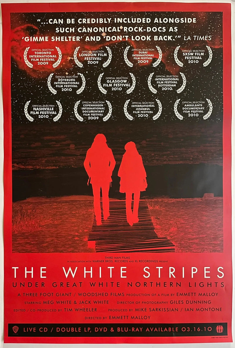 The White Stripes Under Great White Northern Lights 2010 27x40 Poster