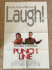 PUNCH LINE 27x41 Original Theatrical Movie Poster 1988 Tom Hanks Sally Field BP2