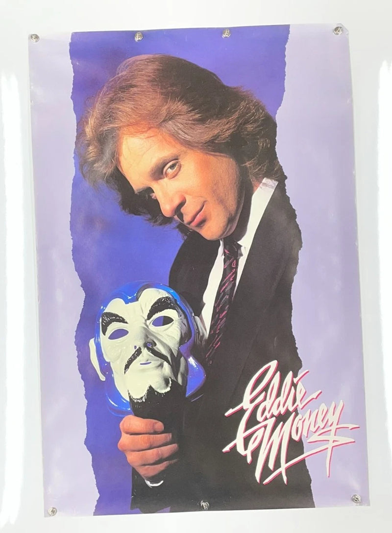 Eddie Money Vintage Promotional Poster 1980s Rock
