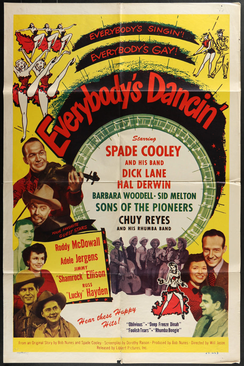 Everybody's Dancin' (1950) Original Movie Poster F 27x41