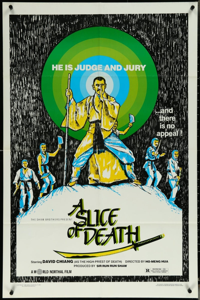 A Slice of Death (1979) Original Movie Poster Folded 27x41