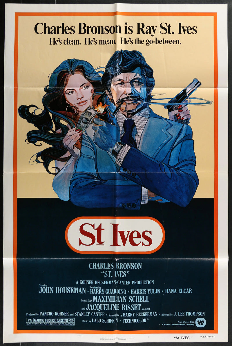 St. Ives (1976) Original Movie Poster Folded 27x41