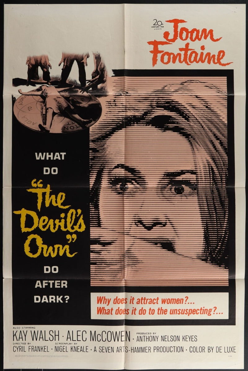 The Witches (1966) Original Movie Poster Folded 27x41EM8-461
