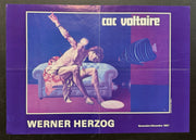 Werner Herzog (1987) CAC Voltaire Poster Folded 15.75x22.75
