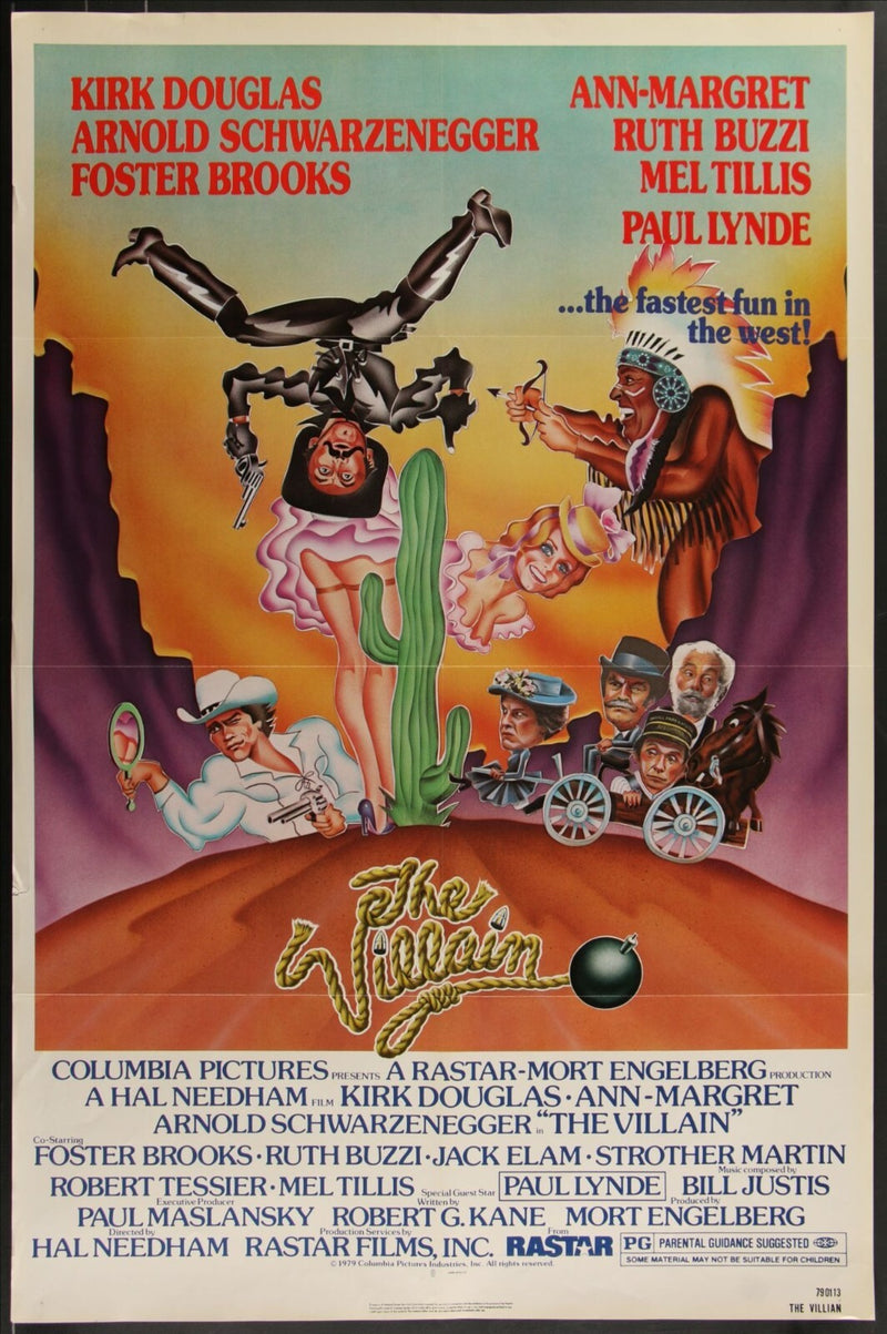 The Villain (1979) Original Movie Poster 27x40