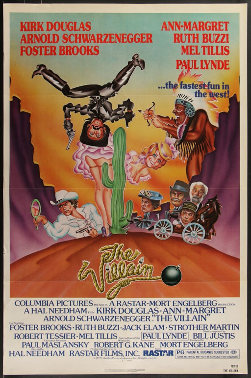 The Villain (1979) Original Movie Poster 27x40