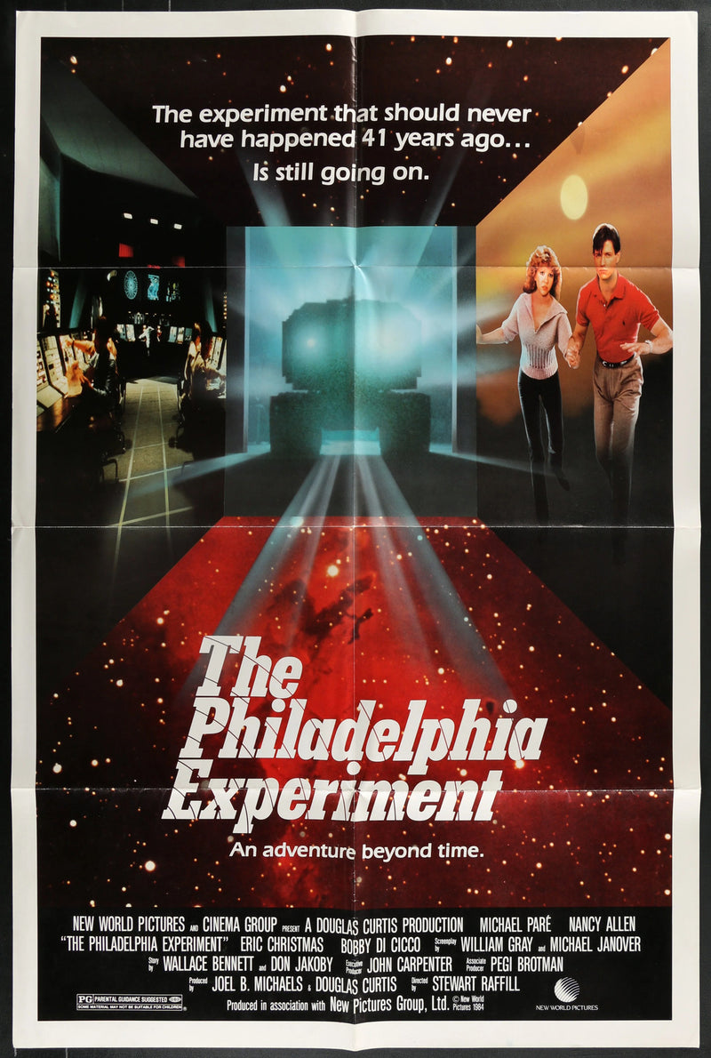 The Philadelphia Experiment (1984) Original Movie Poster Folded 27x41