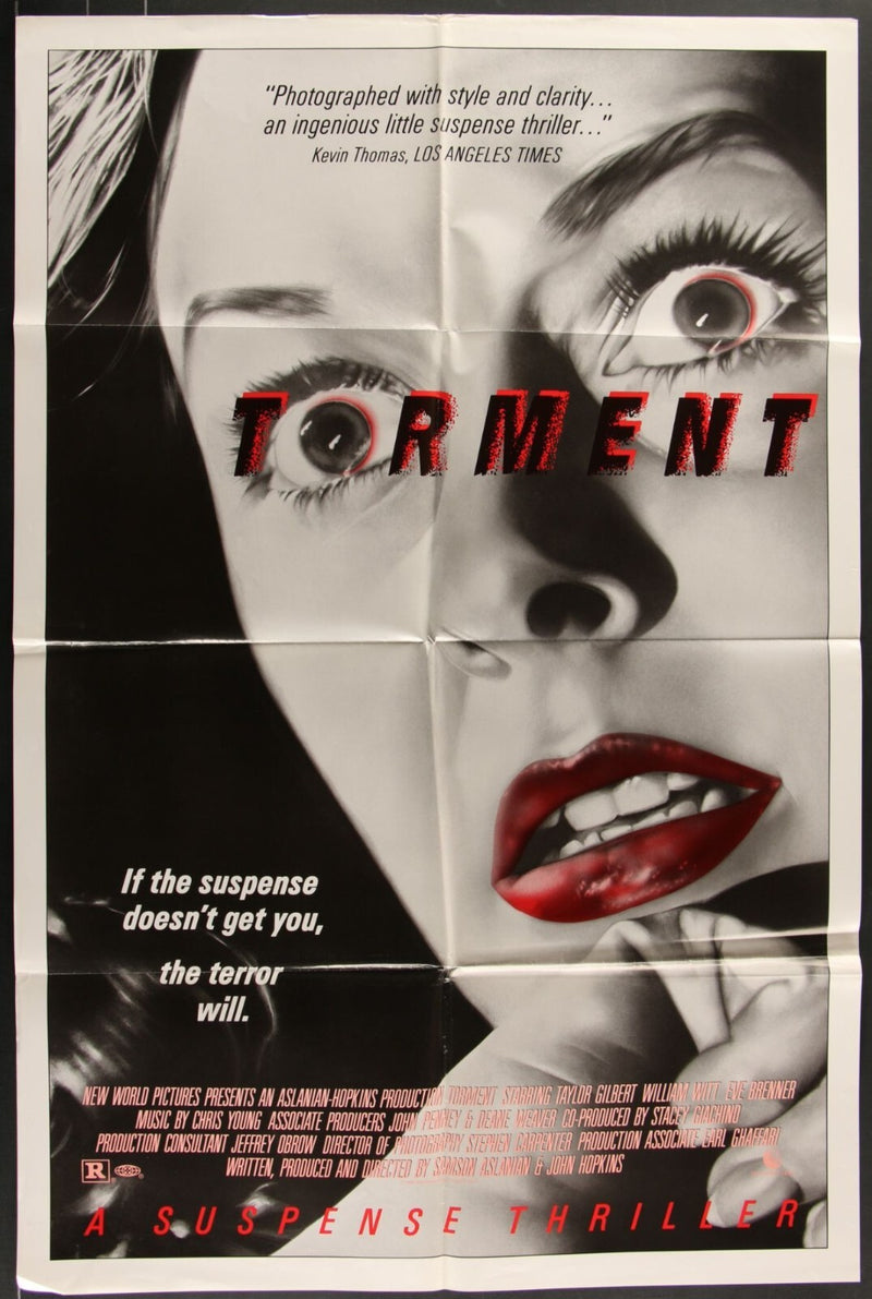 Torment (1986) Original Movie Poster Folded 27x41