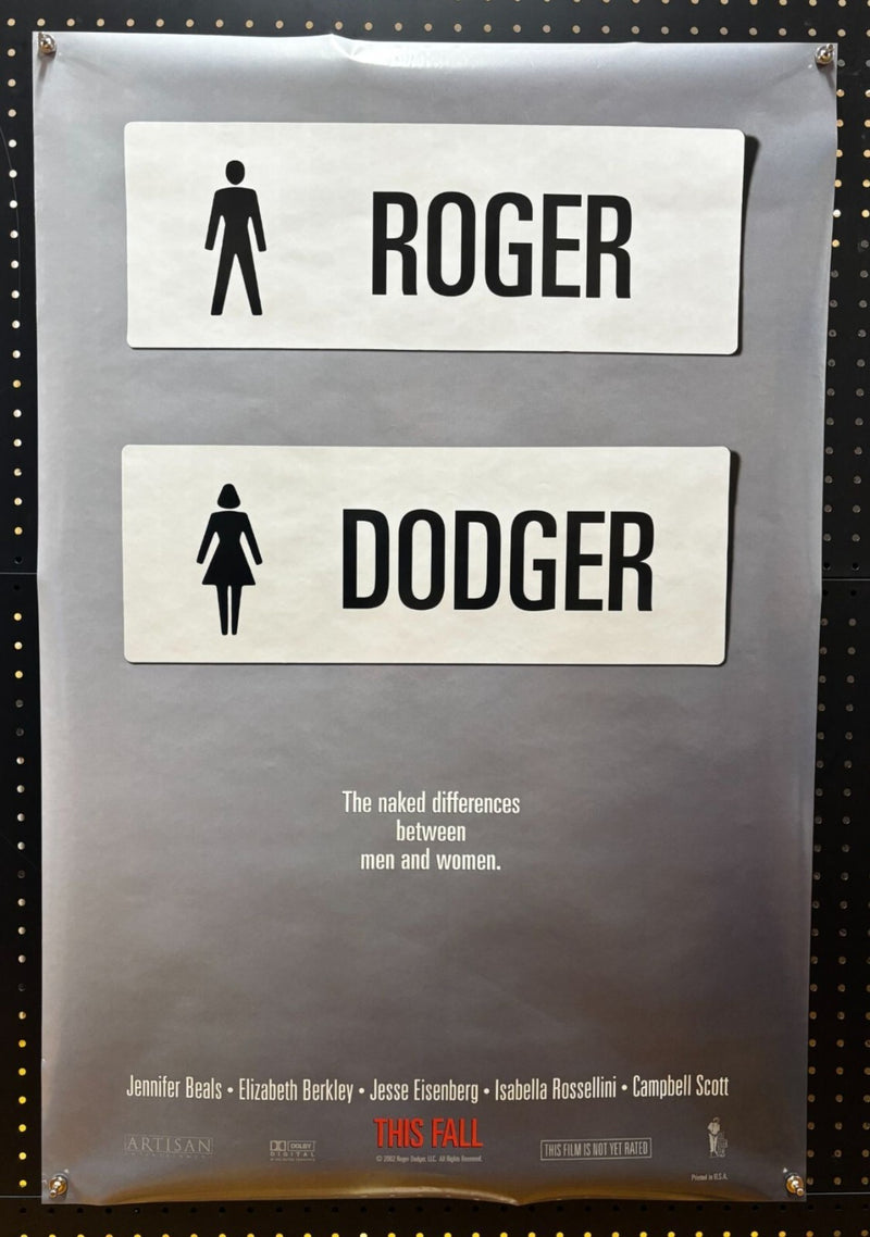 Roger Dodger (2002) Original Movie Poster Rolled Double-sided 27x40