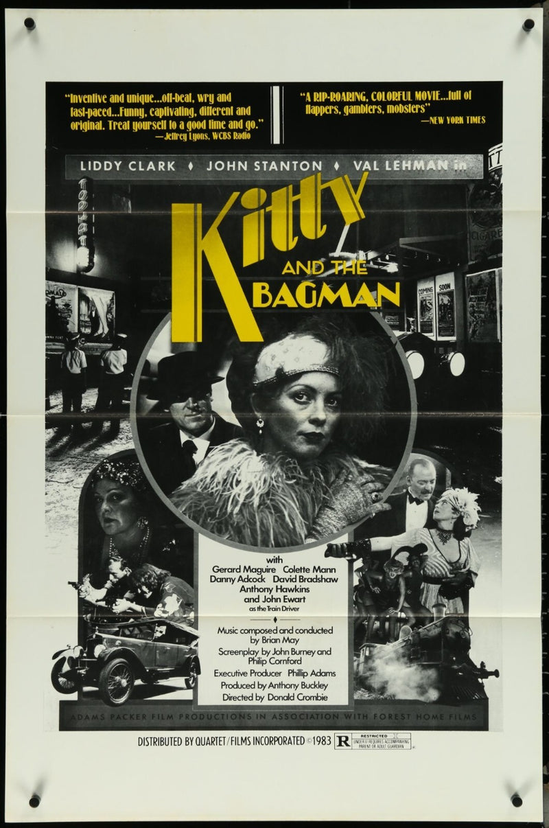 Kitty and the Bagman (1983) Original movie Poster Folded 27x41 EM8-524