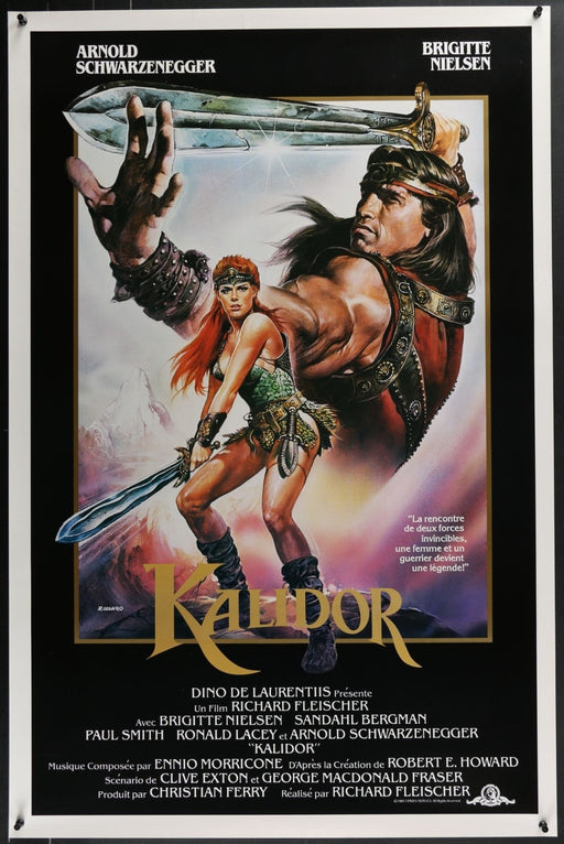 Red Sonja (1985) Original Movie Poster Rolled 27x41