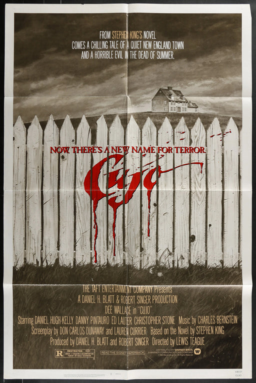 Cujo (1983) Original Movie Poster Folded 27x41