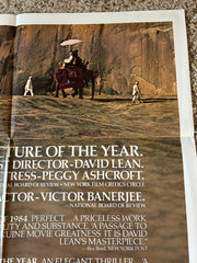 A Passage to India (1984) Original Movie Poster One-Sheet Folded 27x41 BP69