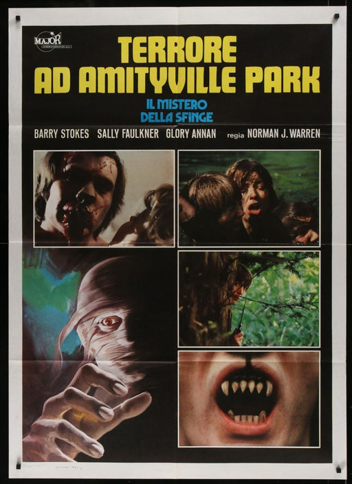 The Amityville Horror (1979) Original Italian 1P Movie Poster Folded 39x55
