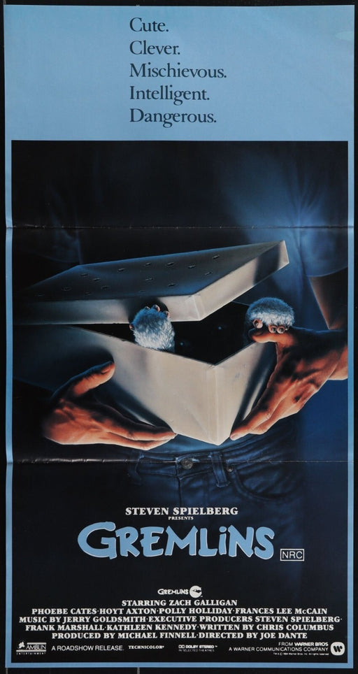 Gremlins (1984) Original Aust Daybill Movie Poster 13 1/4x 25 1/4