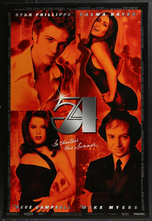 54 (1998) Original Double-sided Movie Poster Rolled 27x40