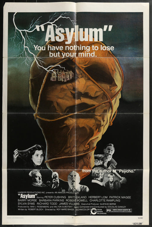 Asylum (1972) Original Movie Poster Folded 27x41